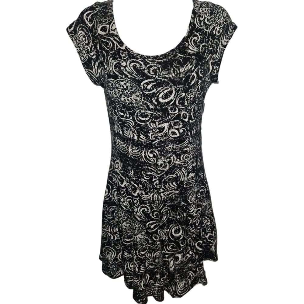 One Clothing Los Angeles Cross Open Back Short Sleeve Romper